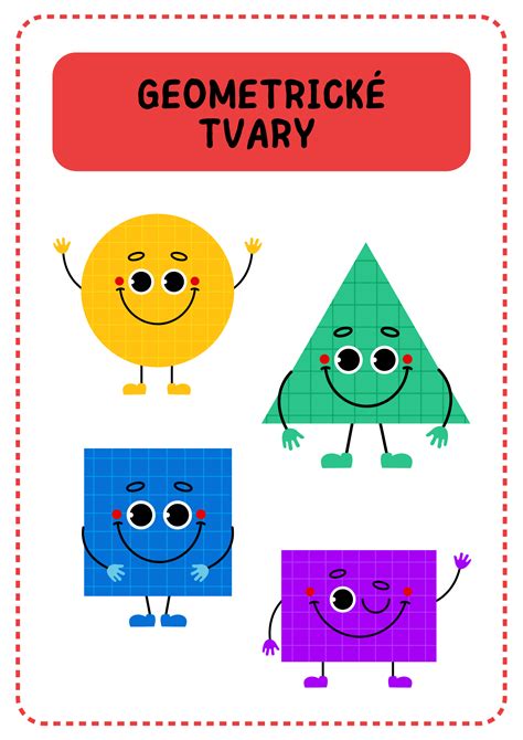 dieťa kreslí geometrické tvary