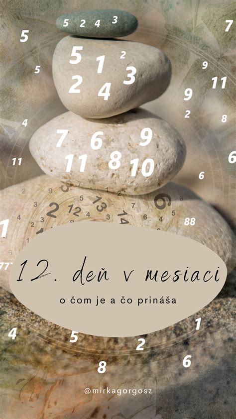 Numerologické významy dní v mesiaci