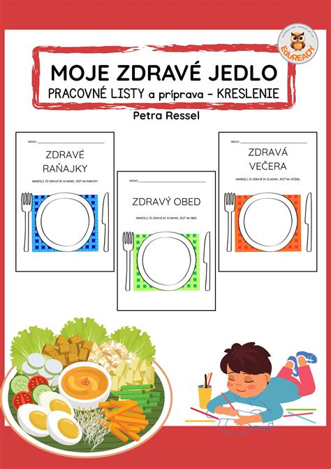 Zdravé jedlo pre deti s ovocím a zeleninou