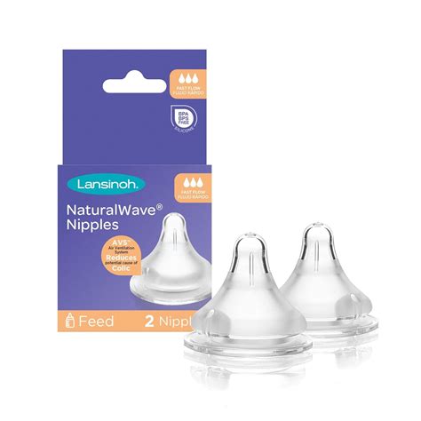 Detailný záber na štruktúru silikónového cumlíka Lansinoh NaturalWave