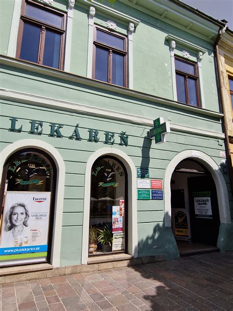 Lekáreň U Zlatého Orla Hlavná 60 Prešov