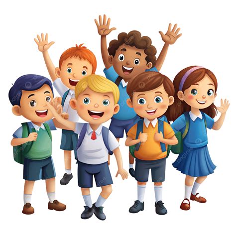 School children with bioproducts