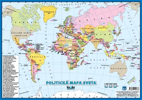 Mapa sveta s vyznačenými krajinami účastníkov súťaží