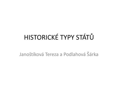 Historické typy kočiarov