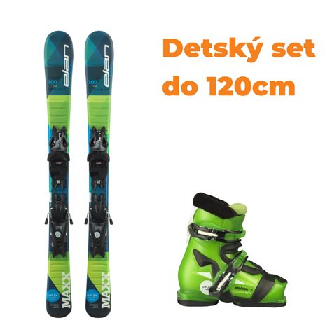 Diagram dĺžky detských lyží