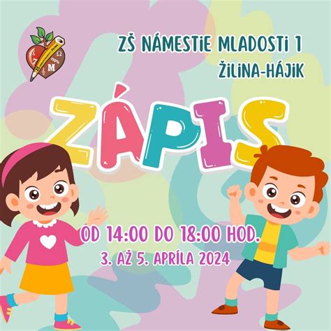 Infografika zobrazujúca proces zápisu dieťaťa do prvého ročníka