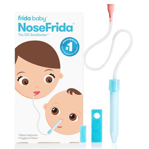 Rodic odsava hlieny dietatu s NoseFrida