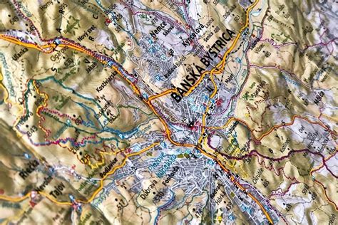 Mapa Banskej Bystrice s vyznačenými infraštruktúrnymi projektmi