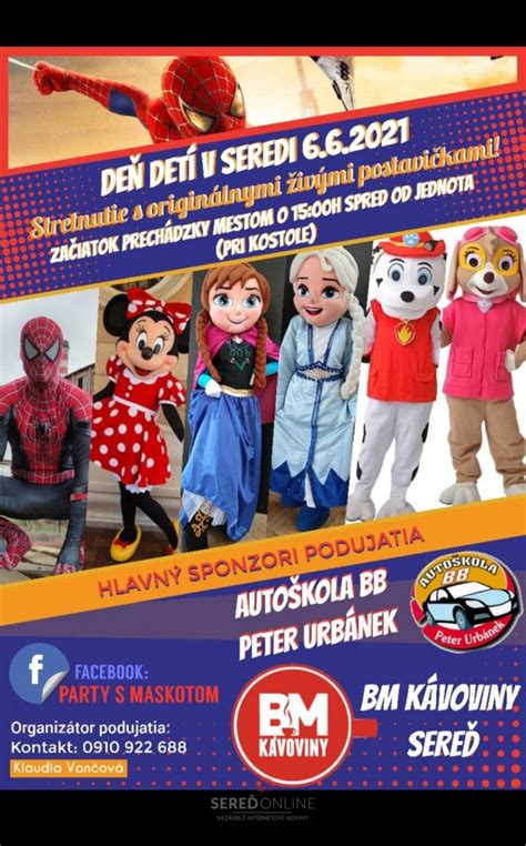 Deti tancujúce na detskej oslave s maskotmi