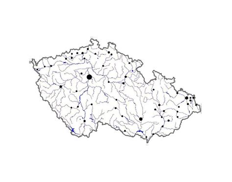mapa baťovských sídel a priemyselných centier v strednej Európe