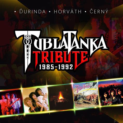 Koláž obalov prvých albumov Tublatanky