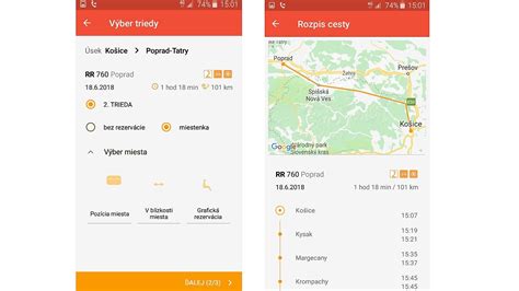 Rozhranie eShopu pre nákup cestovných lístkov