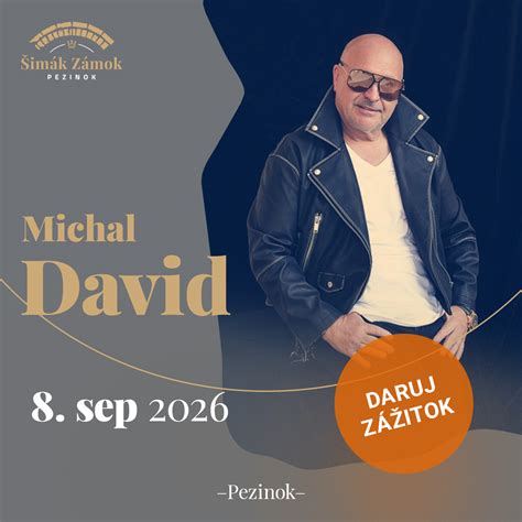 Michal David na pódiu