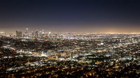 Pohľad na panorámu Los Angeles