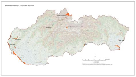 Mapa historických lokalít a významných inštitúcií spojených so slovenskou kultúrou