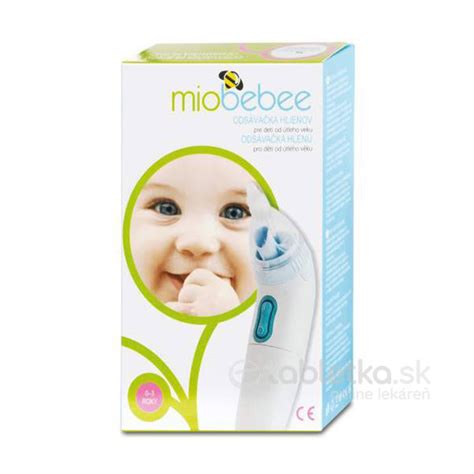 Miobebee odsávačka hlienov a jej komponenty