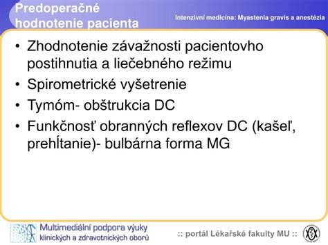 Hodnotenie pacienta