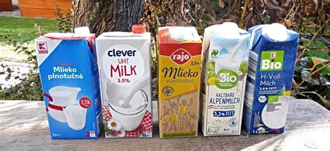 Rôzne druhy mlieka a mliečnych výrobkov